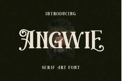 Angwie Serif Art Font