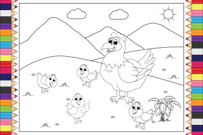 coloring page for kids