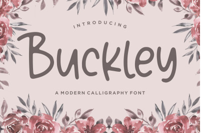 Buckley Modern Calligraphy Font
