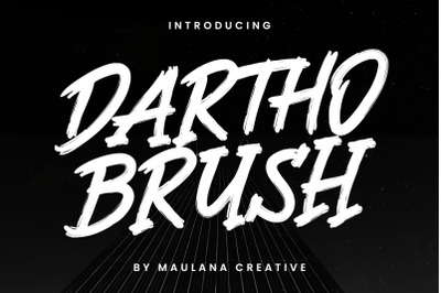 Dartho Brush Typeface