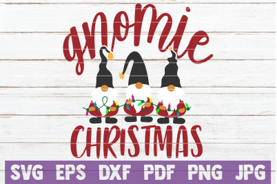 Gnomie Christmas SVG Cut File