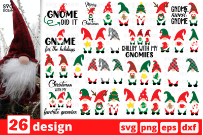 Christmas Gnomes SVG Bundle