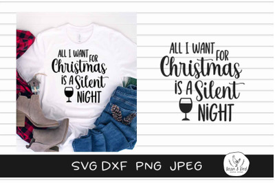 Silent Night Christmas SVG