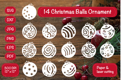 Christmas Balls Ornament. Christmas Bundle. Christmas ornament