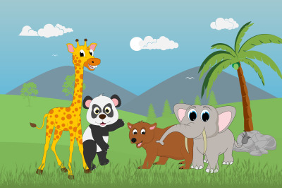 ccute animal cartoon