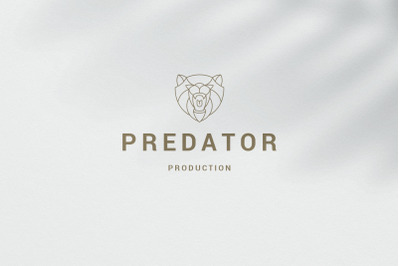Bear Head Logo Design Template