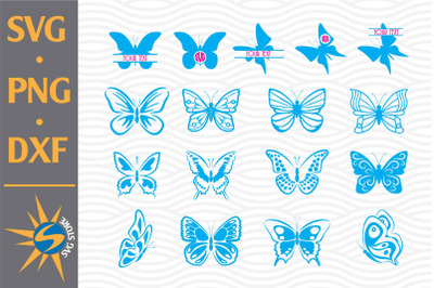 Butterfly SVG&2C; PNG&2C; DXF Digital Files Include