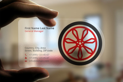 wheel business card