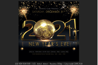 2021 New Year Flyer