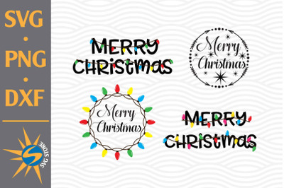 Merry Christmas SVG&2C; PNG&2C; DXF Digital Files Include