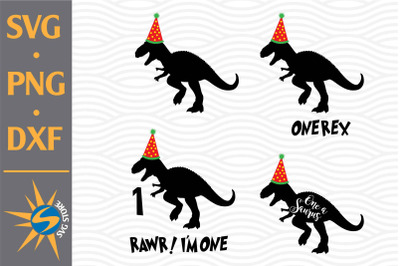 RAWR One Saurus SVG, PNG, DXF Digital Files Include