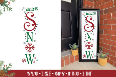 Free Free 259 Let It Snow Vertical Svg SVG PNG EPS DXF File