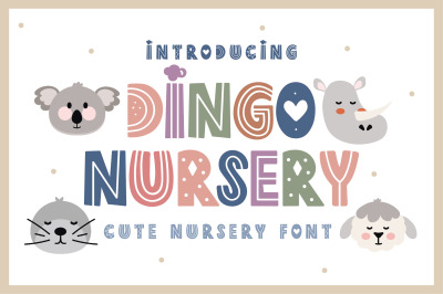 Dingo Nursery Font