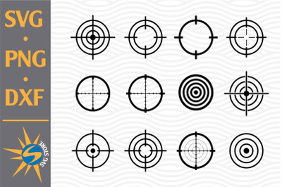 Target Silhouette SVG, PNG, DXF Digital Files Include