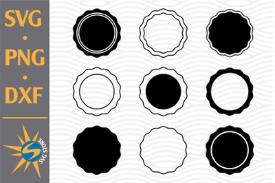 Circle Fame SVG, PNG, DXF Digital Files Include