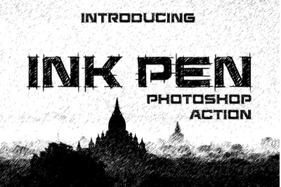 Ink Pen Photoshop Action