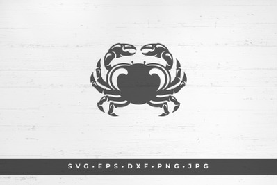 Crab icon isolated on white background vector illustration. SVG, PNG,