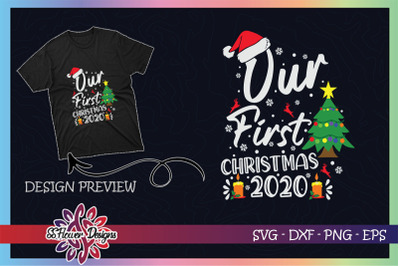 Christmas svg&2C; Our first Christmas 2020 Christmas tree