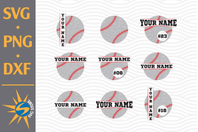 Split Distressed Baseball SVG, PNG, DXF Digital Files Include