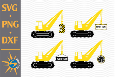 Construction Car Birthday SVG, PNG, DXF Digital Files Include