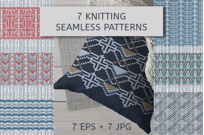 7 Colorful Knitted patterns