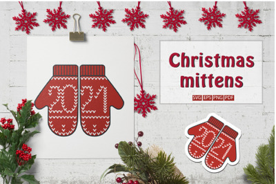 Christmas mittens