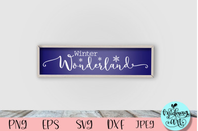 Winter wonderland wood sign svg, winter sign svg