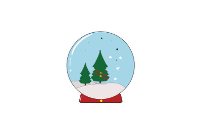 Cristal Ball Christmas Icon