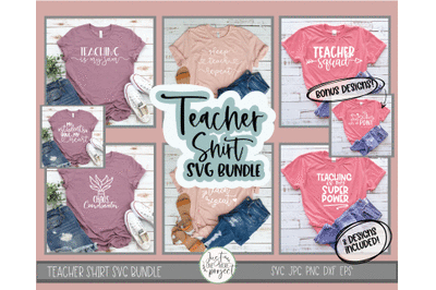Teacher shirt bundle, Teacher svg design, Teacher shirt design