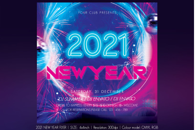 2021 New Year Flyer