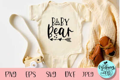 Baby bear svg, baby svg