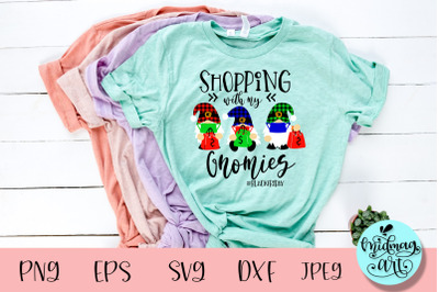 Shopping with my gnomies svg, black friday svg