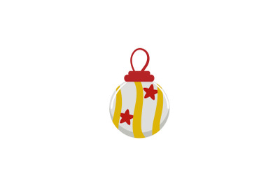 Stripe Christmast Ball Christmas Icon