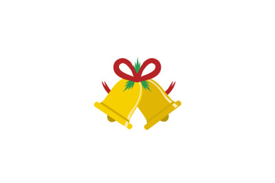 Twin Banded Bell Christmas Icon