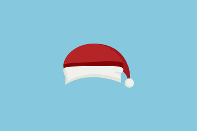 Rounded Santa Hat Christmas Icon