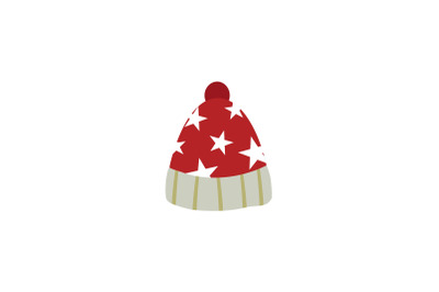 Stary Beanie Hat Christmas Icon