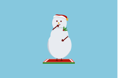 Laughing Snowman Christmas Icon