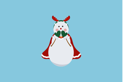 Cute Snowman Christmas Icon