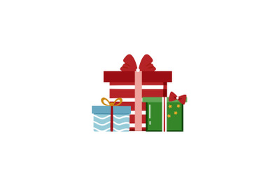 Santa Gifts Bundle Christmas Icon