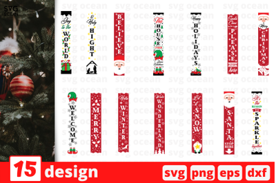 Christmas porch SVG Bundle