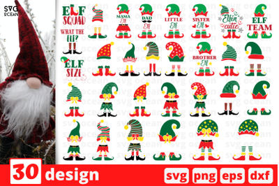 Christmas Elf SVG Bundle