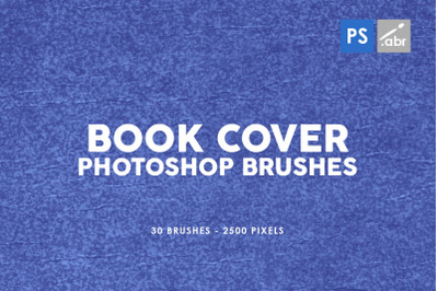 30 Retro Book Cover Photoshop Stamp Brushes