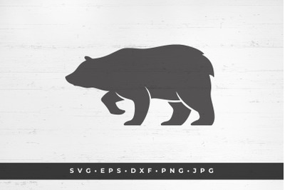 Bear icon isolated on white background vector illustration. SVG, PNG,