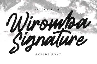 Wiromba Signature Script Font