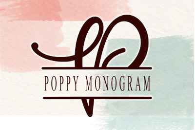 Poppy Monogram