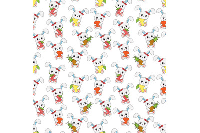 cute rabbit pattern