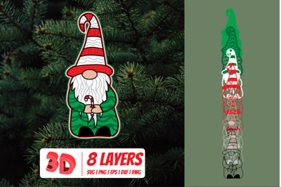 3D Christmas Gnome