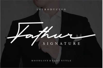 Fathur - Luxury Signature Font