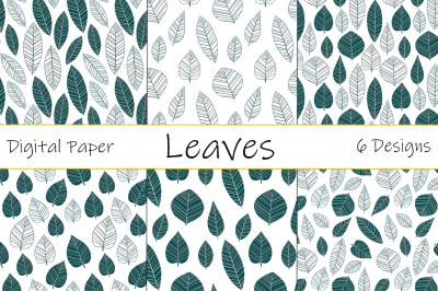 Seamless pattern leaves. Leaves vector. Leaves SVG.