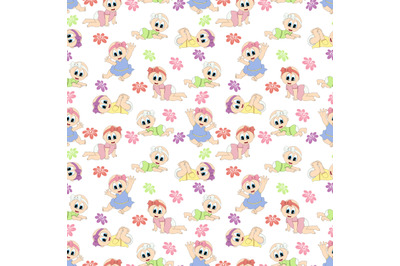 cute baby girl pattern